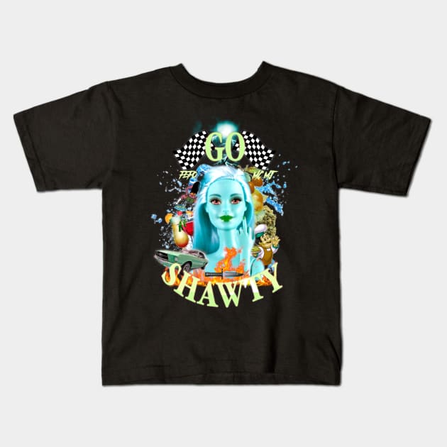 "Go Shawty" Merch Kids T-Shirt by FEFO the GHOST